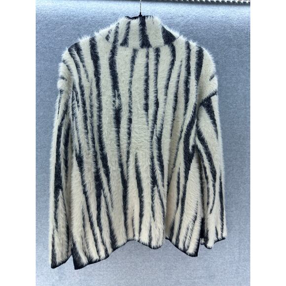 A by Anthropologie Women's sz L Cindy Eyelash Half-Zip Pullover SOFT Classy - Picture 2 of 7